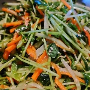 【節約レシピ】中華風の豆苗サラダ